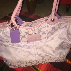 Auth: Purple Coach purse